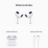 Apple AirPods 3. gen. bezdrátová sluchátka biała