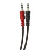 Defender Warhead G-120 Gaming Headset, słuchawki z mikrofonem, przewodowa, biało-czerwony, 2x 3.5 mm jack
