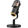 Genius MIC-S400U mikrofon streamingowy, czarna, RGB, USB-C