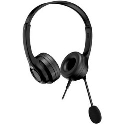 Genius HS-235U AI słuchawki z mikrofonem, przewodowa, czarna