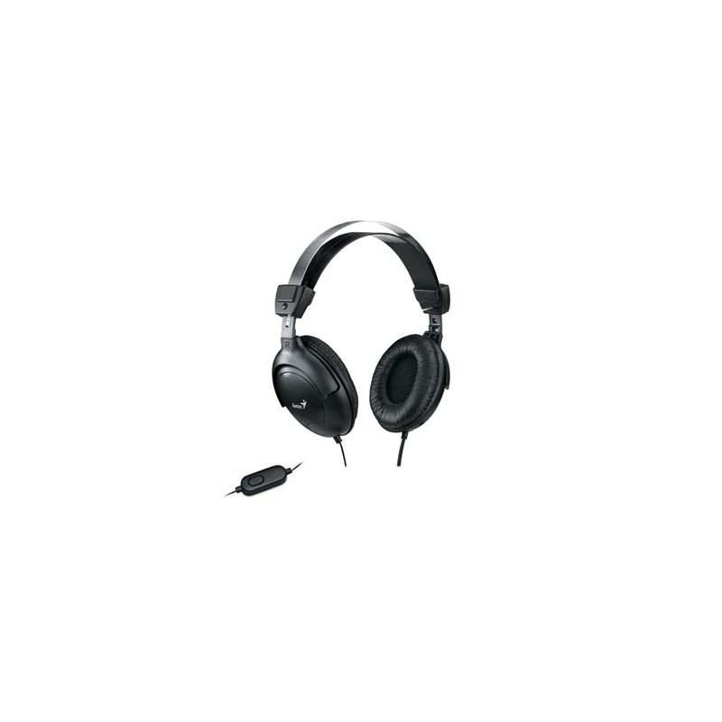 Genius HS-M505X słuchawki z mikrofonem, przewodowa, czarna, 3.5 mm jack