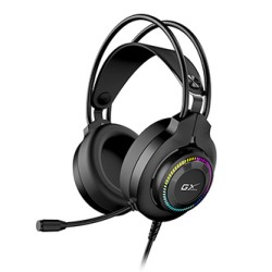Genius GX GAMING HS-GX580U słuchawki z mikrofonem, czarna, słuchawki, 50 mm przetworniki typ USB