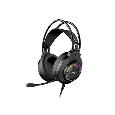 Genius GX GAMING HS-GX580U słuchawki z mikrofonem, czarna, słuchawki, 50 mm przetworniki typ USB