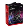 Genius GX GAMING HS-GX580U słuchawki z mikrofonem, czarna, słuchawki, 50 mm przetworniki typ USB