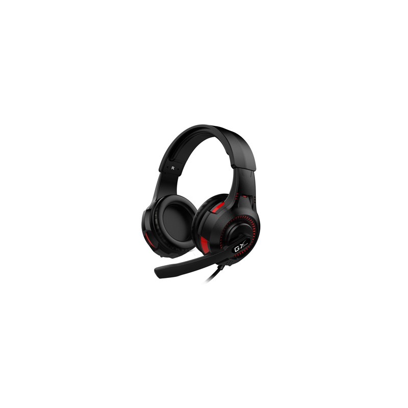 Genius HS-G600V słuchawki z mikrofonem, przewodowa, czarna, 2.0, słuchawki, 40 mm przetworniki typ 2x 3.5 mm jack + USB