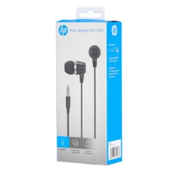 HP DHE-7000 słuchawki z mikrofonem, przewodowa, czarna, 2.0, douszne typ 3.5 mm jack