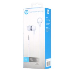 HP DHE-7000 słuchawki z mikrofonem, przewodowa, biała, 2.0, douszne typ 3.5 mm jack