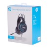 HP DHE-8001 słuchawki z mikrofonem, przewodowa, czarna, 2.0, podświetlona, 3.5 mm jack + USB