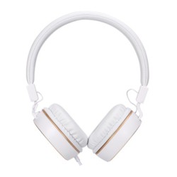 HP DHH-1206 White słuchawki z mikrofonem, przewodowa, biało-złota, klasyczna typ 3,5mm jack