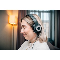 Verbatim TruSound słuchawki z mikrofonem, przewodowa, czarna, plug and play typ USB-C