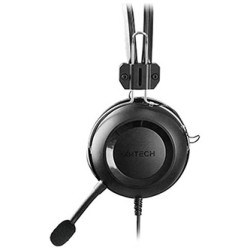 A4Tech HU-35 Gaming Headset, słuchawki z mikrofonem, przewodowa, czarna, USB