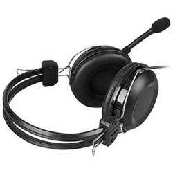 A4Tech HU-35 Gaming Headset, słuchawki z mikrofonem, przewodowa, czarna, USB