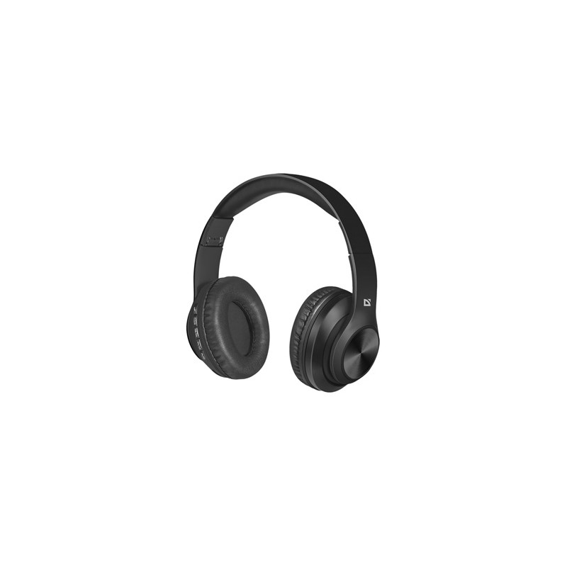 Defender FreeMotion B552 słuchawki z mikrofonem, bezprzewodowa, czarna, 2.0, 40 mm przetworniki typ USB