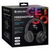 Defender FreeMotion B552 słuchawki z mikrofonem, bezprzewodowa, czarna, 2.0, 40 mm przetworniki typ USB