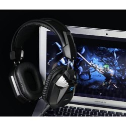 E-blue Cobra H 948 Gaming Headset, słuchawki z mikrofonem, przewodowa, czarna, 2x 3.5 mm jack