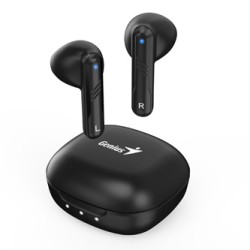 Genius HS-M905BT mikrofon, bezprzewodowa, czarna, 2.0, etui z ładowarką, sport typ USB-C