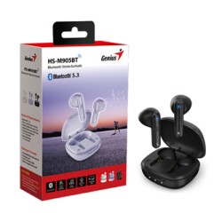 Genius HS-M905BT mikrofon, bezprzewodowa, czarna, 2.0, etui z ładowarką, sport typ USB-C