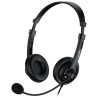 Genius HS-230U słuchawki z mikrofonem, przewodowa, czarna, USB-C