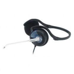 Genius HS-300N słuchawki z mikrofonem, przewodowa, czarna, 3.5 mm jack