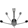 Logitech Stereo H110 słuchawki z mikrofonem, przewodowa, szara