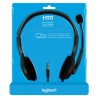 Logitech Stereo H111 słuchawki z mikrofonem, przewodowa, czarna