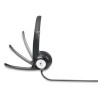 Logitech Stereo H390 słuchawki z mikrofonem, przewodowa, czarna, USB