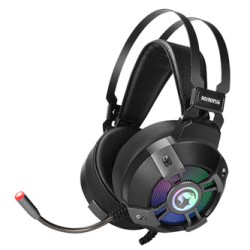 Marvo HG9015G słuchawki z mikrofonem, przewodowa, czarna, 7.1 (virtual), USB