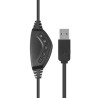 Marvo HG9022 słuchawki z mikrofonem, przewodowa, czarno-czerwona, 7.1 (wirtualne), podświetlenie LED typ USB
