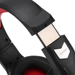 Marvo HG8928 słuchawki z mikrofonem, przewodowa, czarna, podświetlana typ 3.5 mm jack + rozdvojka