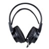 Marvo HG8935 słuchawki z mikrofonem, przewodowa, czarna, podświetlona, USB