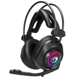 Marvo HG9056 słuchawki z mikrofonem, przewodowa, czarna, do gry, podświetlenie, 7.1 Virtual typ, EOL