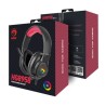 Marvo HG8958 słuchawki z mikrofonem, przewodowa, czarna, do gry, 3.5 mm jack + rozdvojka + USB