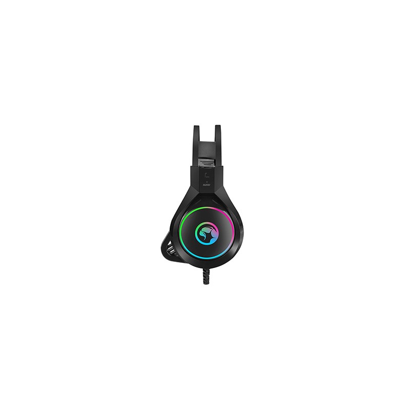 Marvo HG8901 słuchawki z mikrofonem, przewodowa, czarna, USB