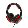 Red Fighter H2 Gaming Headset, słuchawki z mikrofonem, przewodowa, czarno-czerwona, 2x 3.5 mm jack