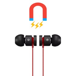 Powerton LIFE ARIVO Bezprzewodowe słuchawki bluetooth, czarno-czerwona