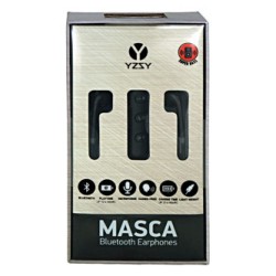 YZSY MASCA słuchawki z mikrofonem, bezprzewodowa, czarna, bluetooth, EOL