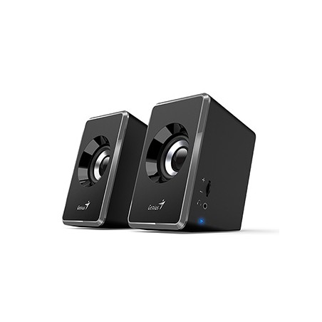 Genius głośniki SP-U125, 2.0, 3W, czarno-szary, regulacja głośności, 3,5 mm jack (USB), 150Hz-20kHz