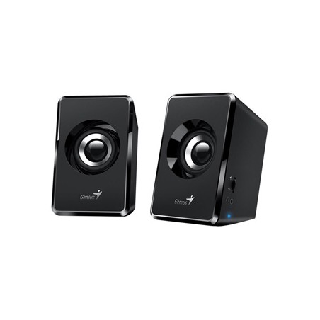 Genius głośniki SP-U125, 2.0, 3W, czarne, regulacja głośności, 3,5 mm jack (USB), 150Hz-20kHz