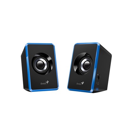 Genius głośniki SP-U125, 2.0, 3W, niebieskie, regulacja głośności, 3,5 mm jack (USB), 150Hz-20kHz