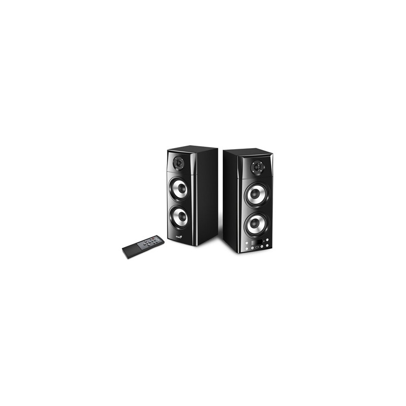 Genius głośniki SP-HF2800 BT, 2.0, 60W, czarne, zdalne sterowanie, BT 5.0, 3-pasmowe, LCD display, wsparcie TWS, RCA vstup, Blue