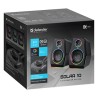 Defender głośniki Solar 10, 2.0, 10W, czarne, Bluetooth 5.3/AUX