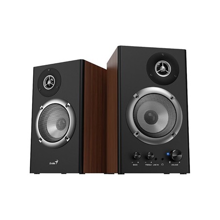 Genius głośniki SP-HF1200B, 2.0, 36W, brązowe, regulacja głośności, drewniane, 40Hz-20kHz
