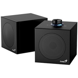 Genius głośniki SP-HF300U, 4W, czarne, drewniane