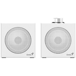 Genius głośniki SP-HF300U, 4W, białe, drewniane