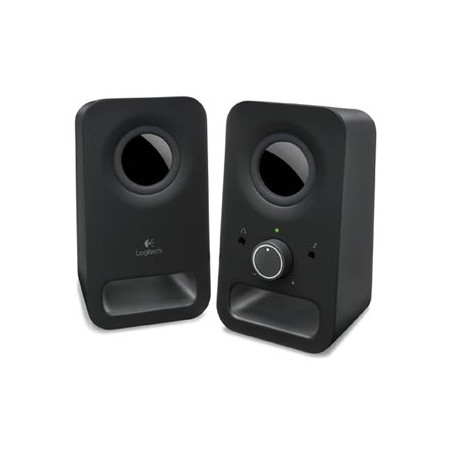 Logitech głośniki Z150, 2.0, 3W, czarne, regulacja głośności, przenośne, 150Hz-20kHz