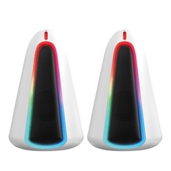 Marvo głośniki MONKA ZILLA, 6W, białe, podświetlenie RGB, EOL