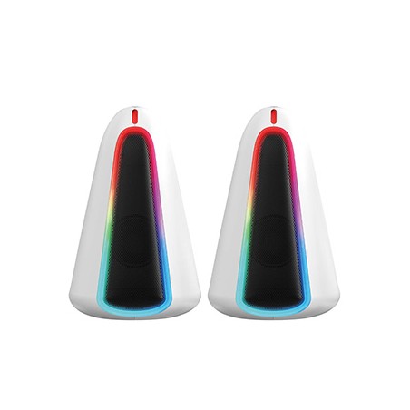 Marvo głośniki MONKA ZILLA, 6W, białe, podświetlenie RGB, EOL