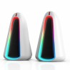 Marvo głośniki MONKA ZILLA, 6W, białe, podświetlenie RGB, EOL
