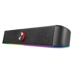 Defender Soundbar Z10, 2.0, 6W, czarny, Podświetlenie LED