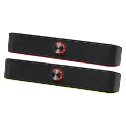 Defender Soundbar Z10, 2.0, 6W, czarny, Podświetlenie LED